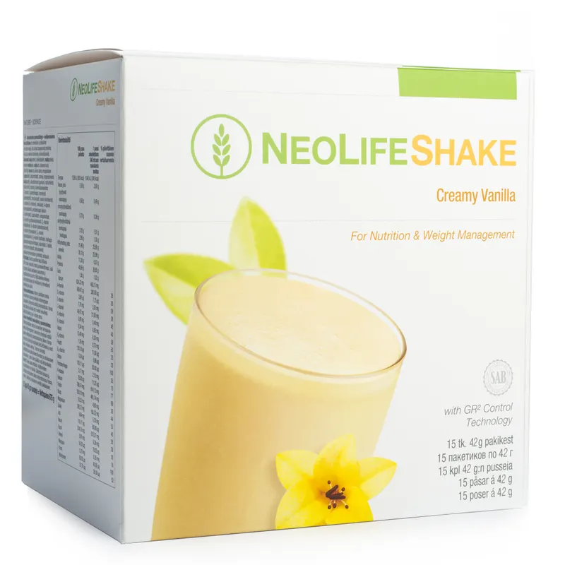 „NeoLifeShake“, baltyminis gėrimas – maisto pakaitalas, vanilės skonio, 15 paketėlių