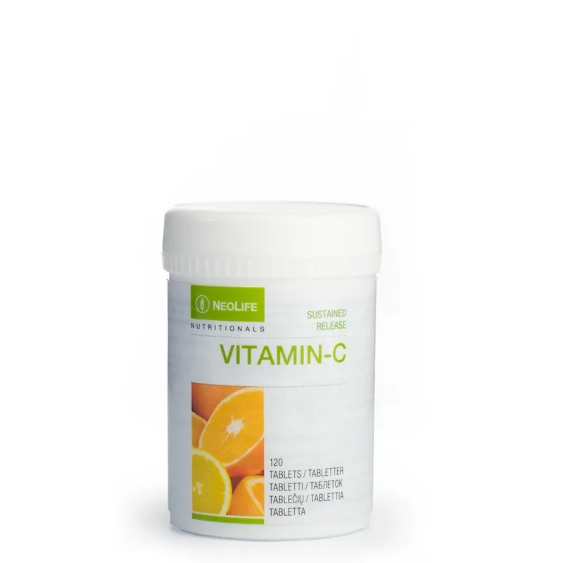 „Sustained Release Vitamin C“, vitamino C maisto papildas (120 tablečių)